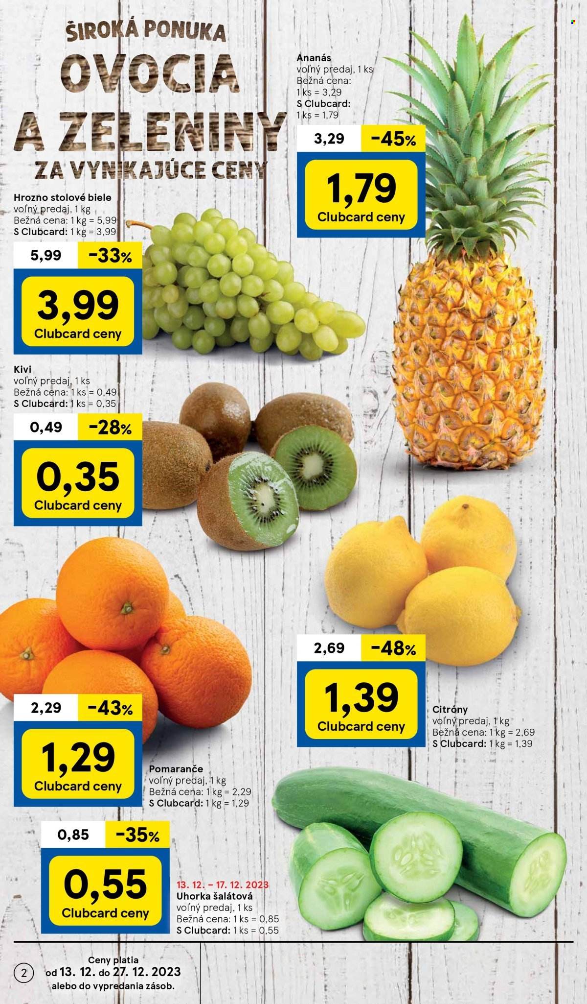 Leták TESCO supermarket - 13.12.2023 - 27.12.2023. Strana 2