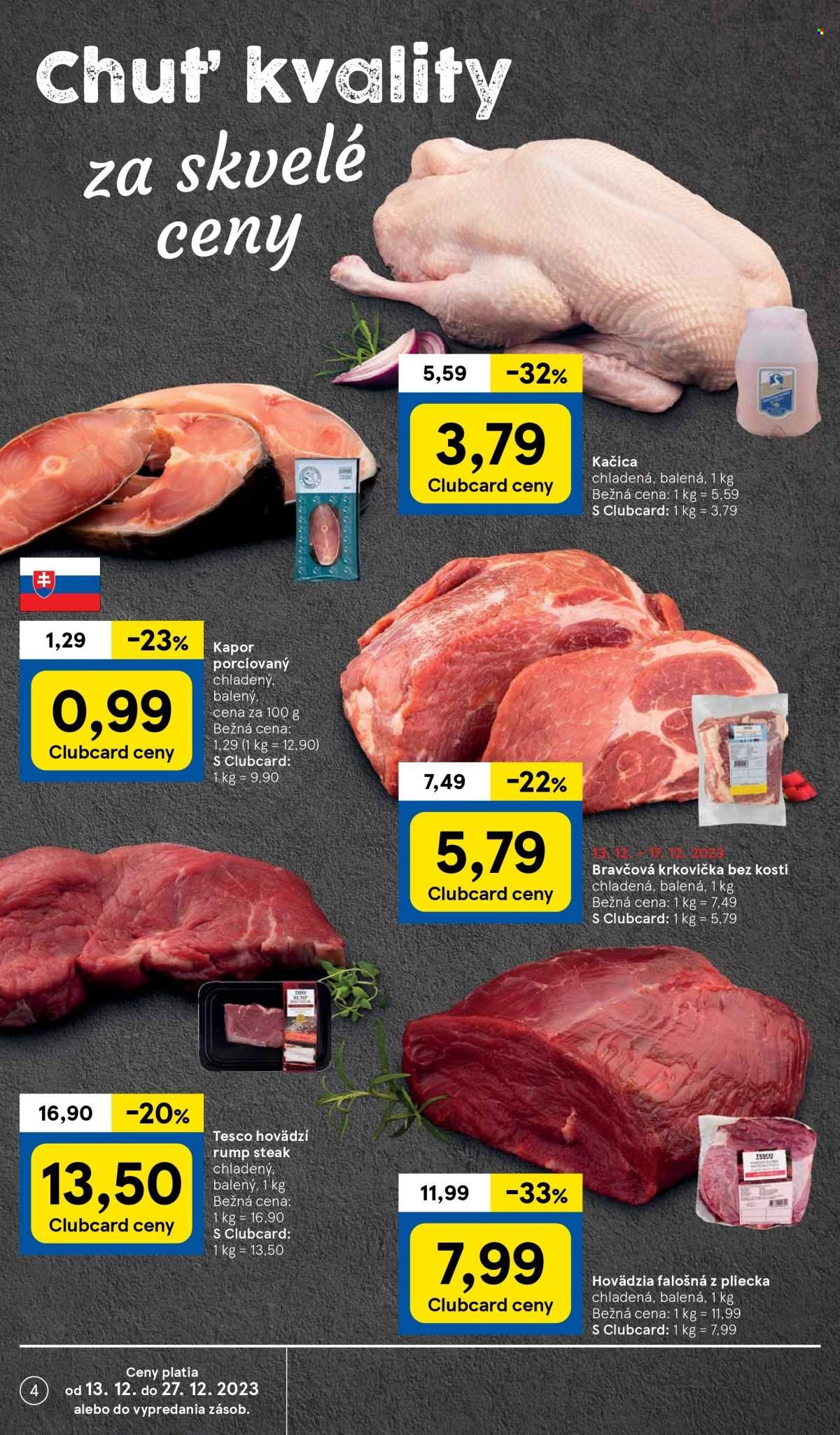 Leták TESCO supermarket - 13.12.2023 - 27.12.2023. Strana 4