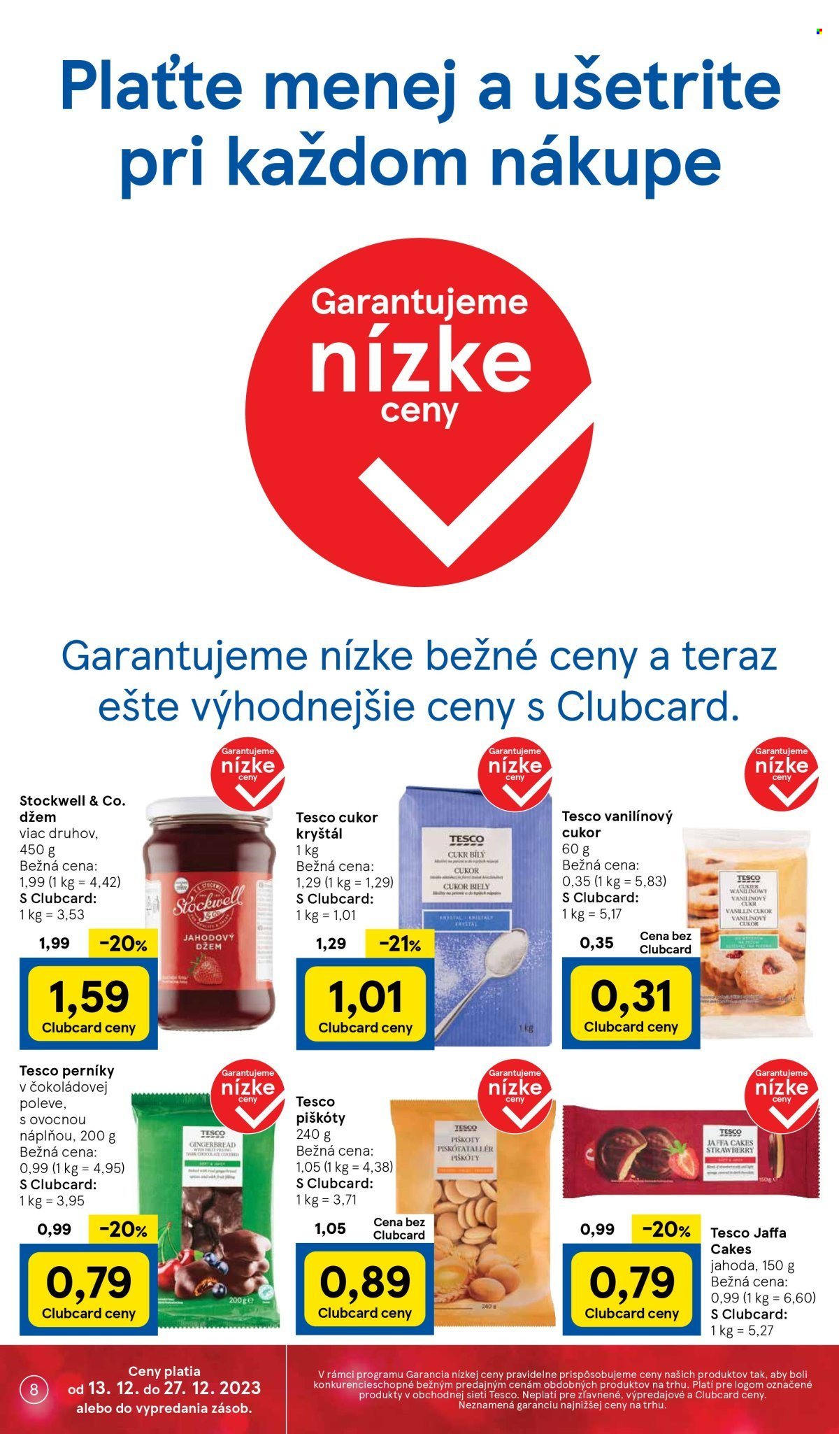 Leták TESCO supermarket - 13.12.2023 - 27.12.2023. Strana 8