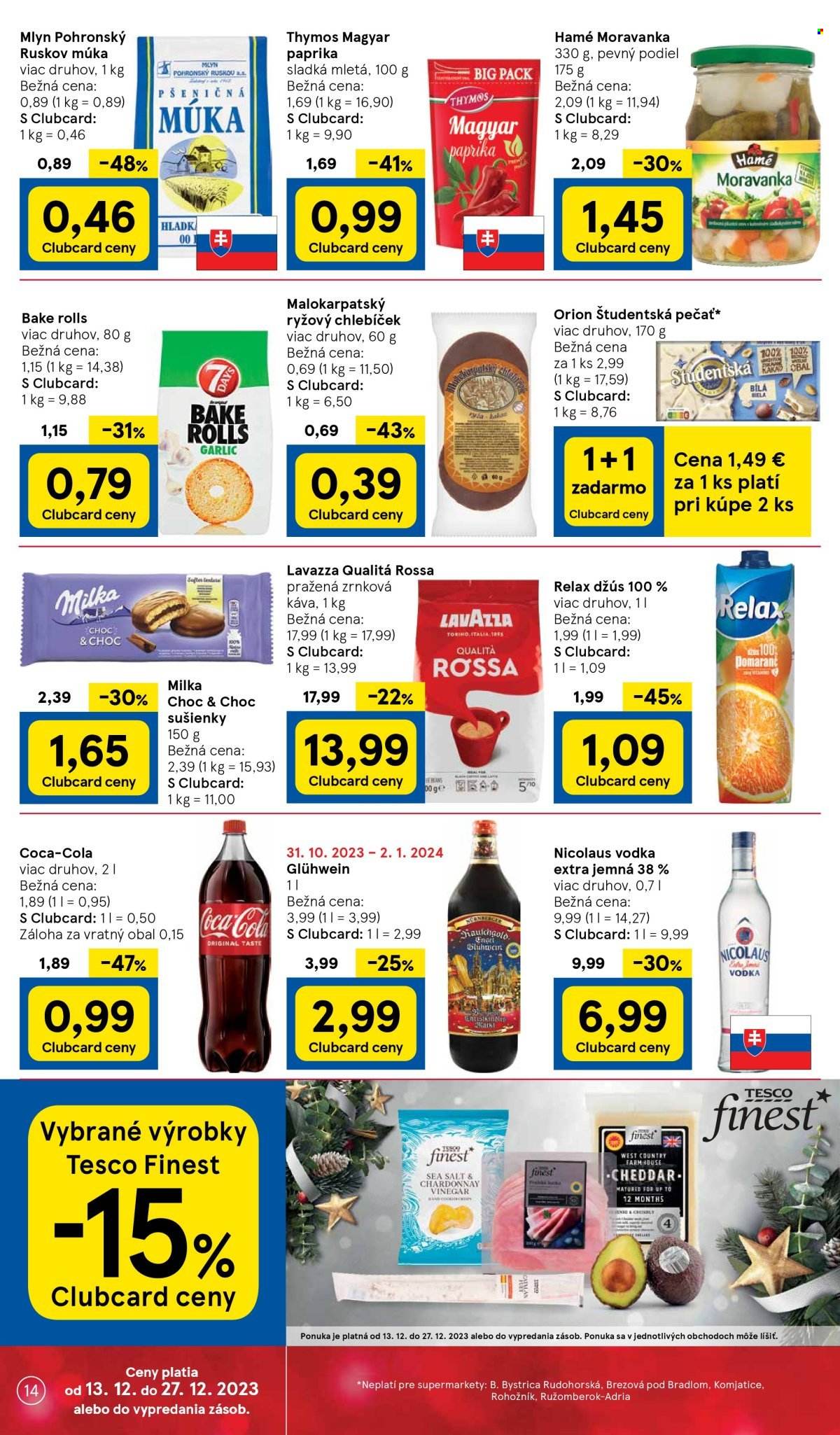 Leták TESCO supermarket - 13.12.2023 - 27.12.2023. Strana 14