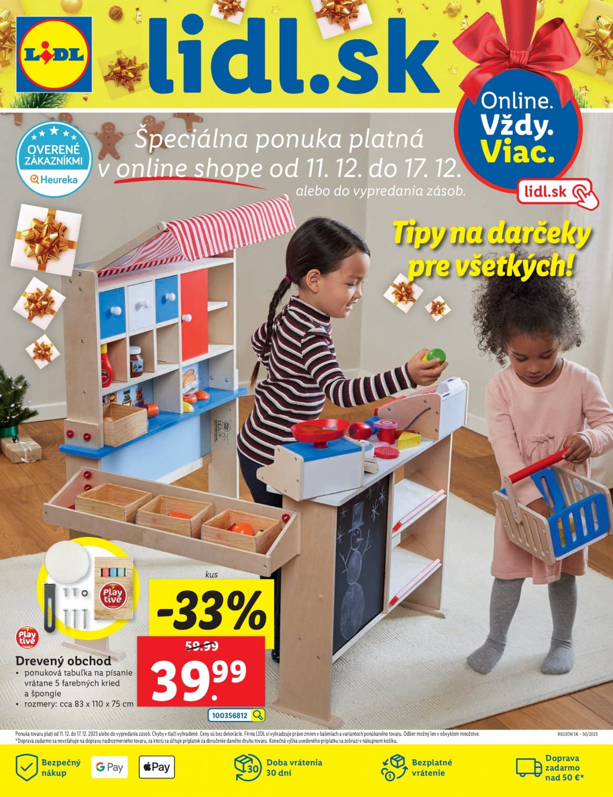 Leták Lidl - 11.12.2023 - 17.12.2023. Strana 1