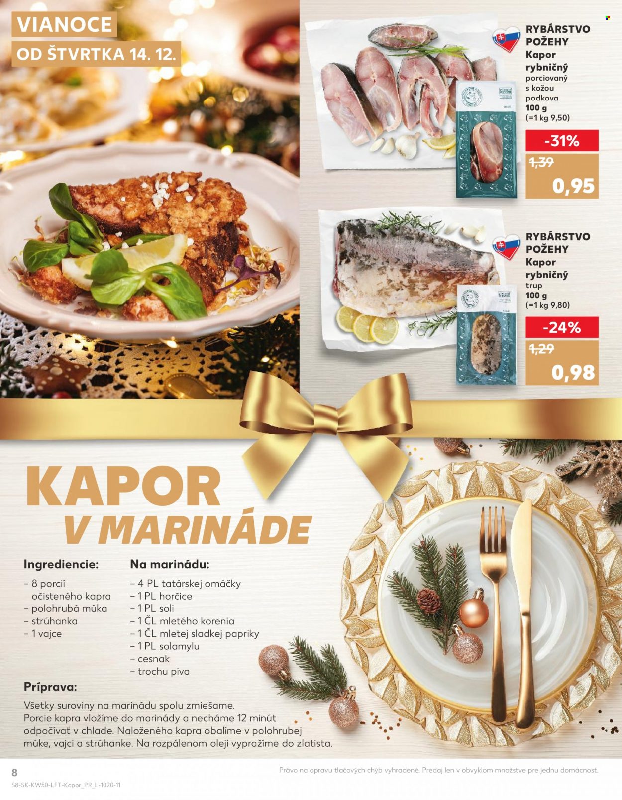 Leták Kaufland - 14.12.2023 - 20.12.2023. Strana 8