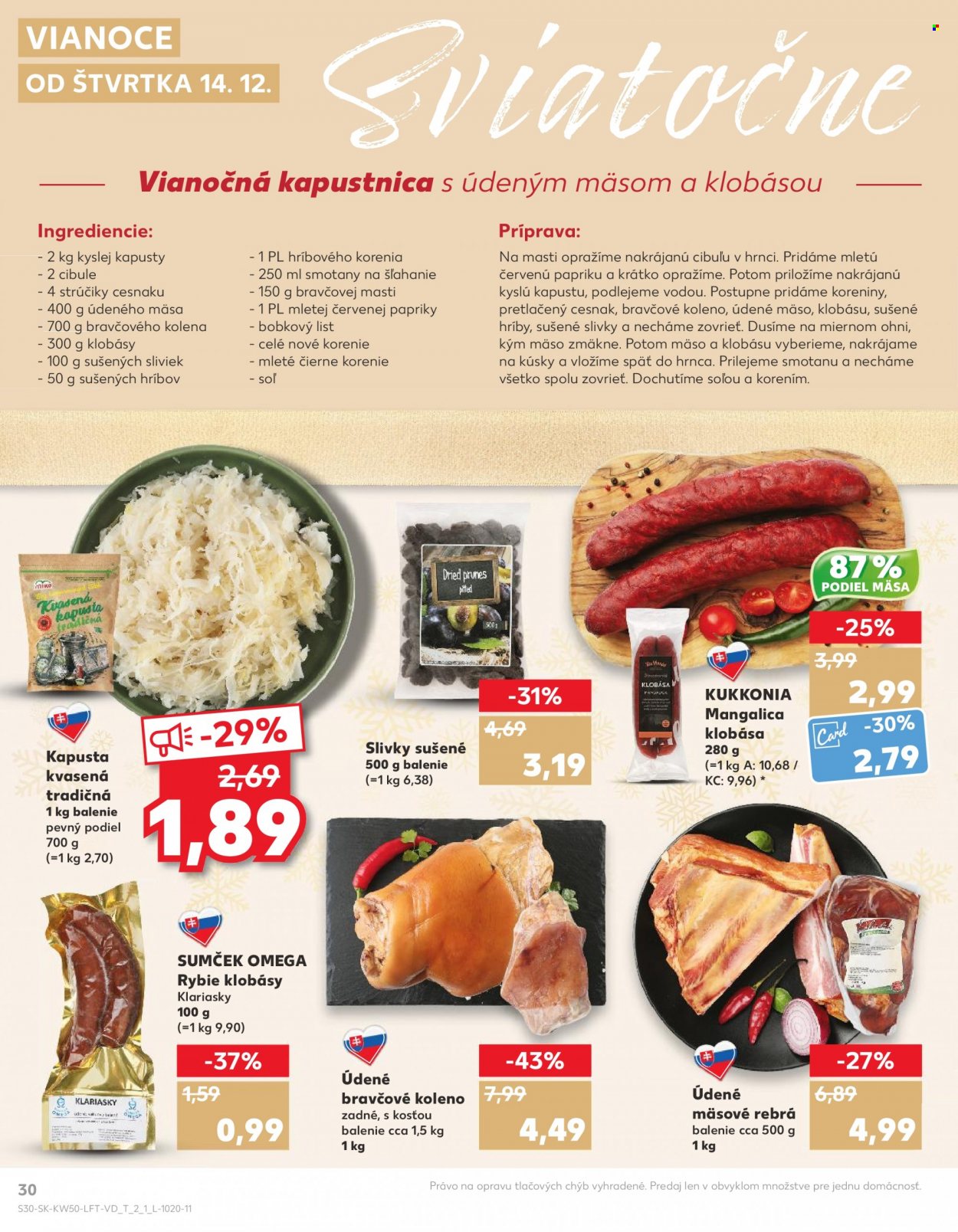 Leták Kaufland - 14.12.2023 - 20.12.2023. Strana 30
