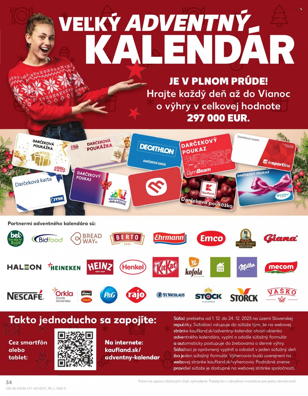 Leták Kaufland - 14.12.2023 - 20.12.2023. Strana 34