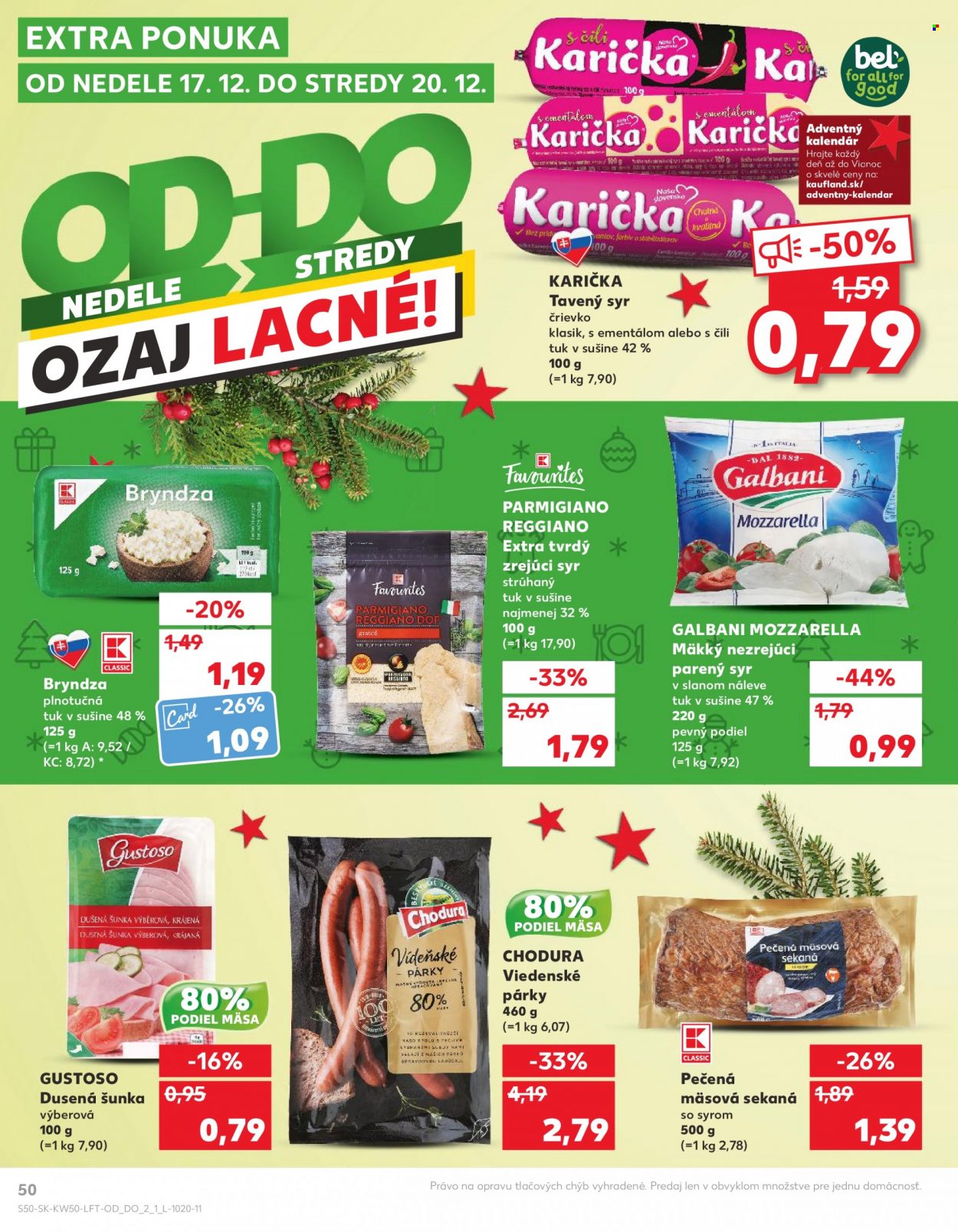 Leták Kaufland - 14.12.2023 - 20.12.2023. Strana 50