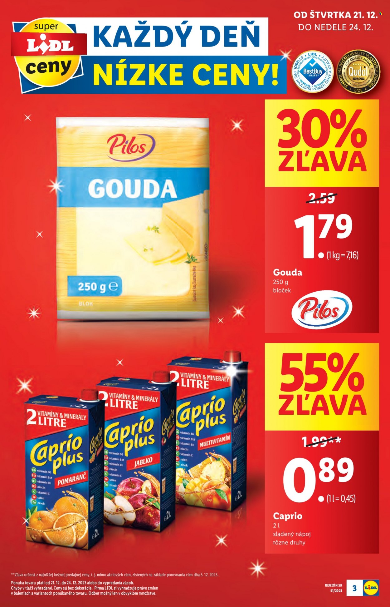Leták Lidl - 21.12.2023 - 24.12.2023. Strana 3