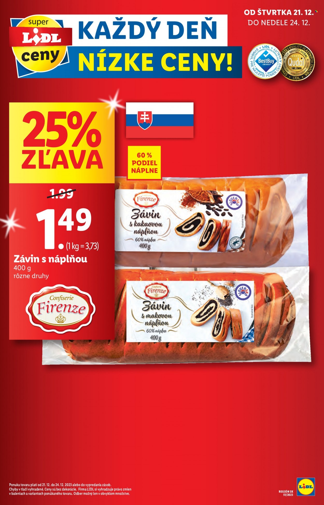 Leták Lidl - 21.12.2023 - 24.12.2023. Strana 6