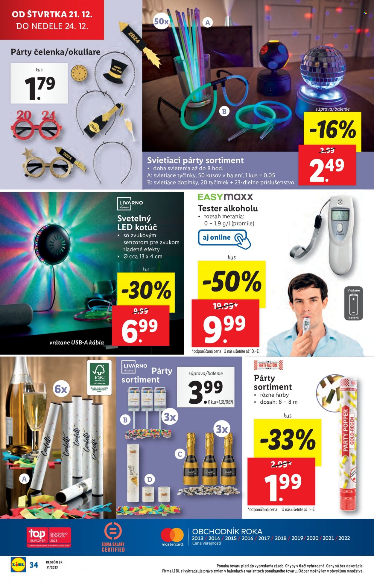 Leták Lidl - 21.12.2023 - 24.12.2023. Strana 49