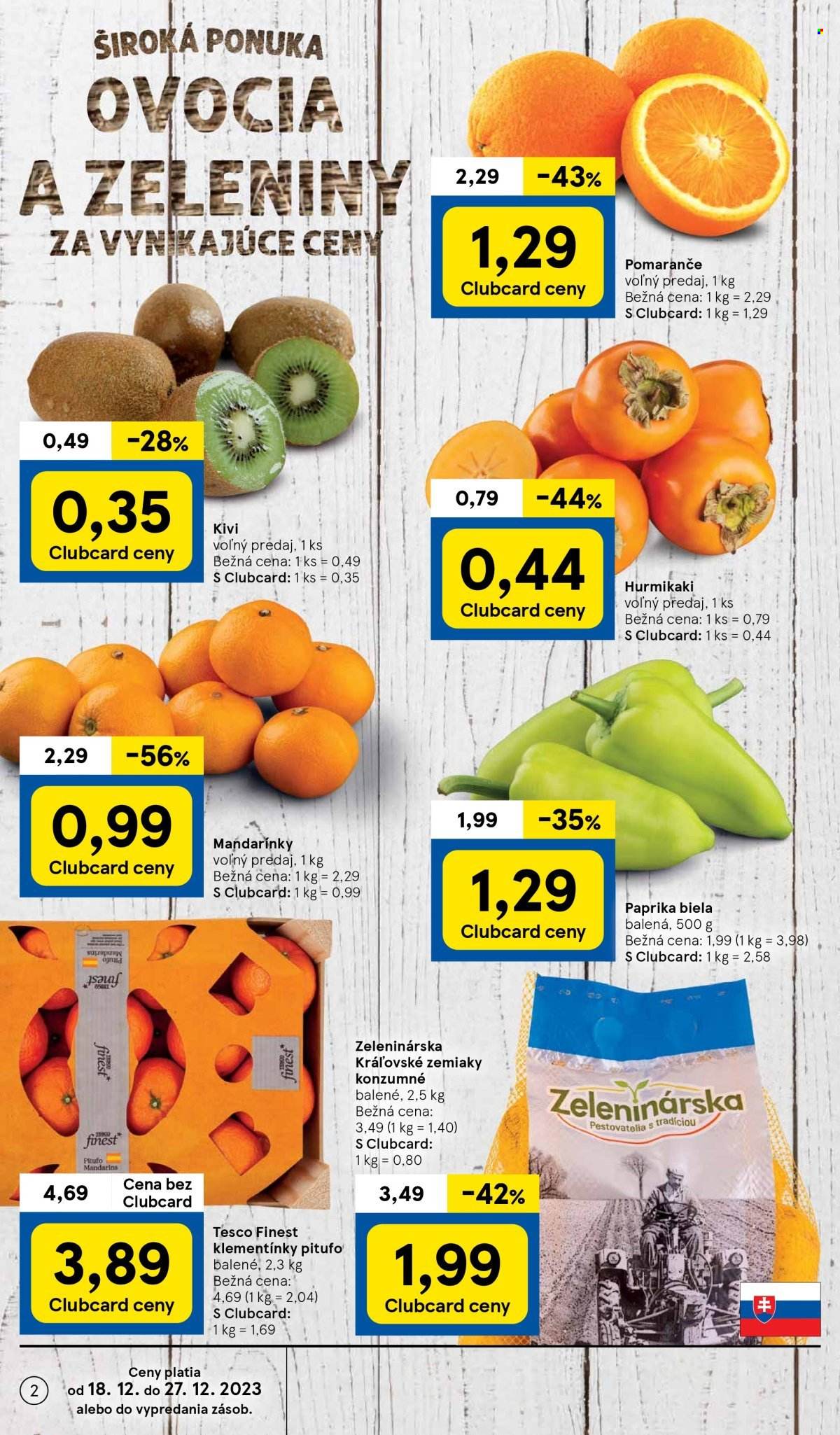 Leták TESCO supermarket - 18.12.2023 - 27.12.2023. Strana 2