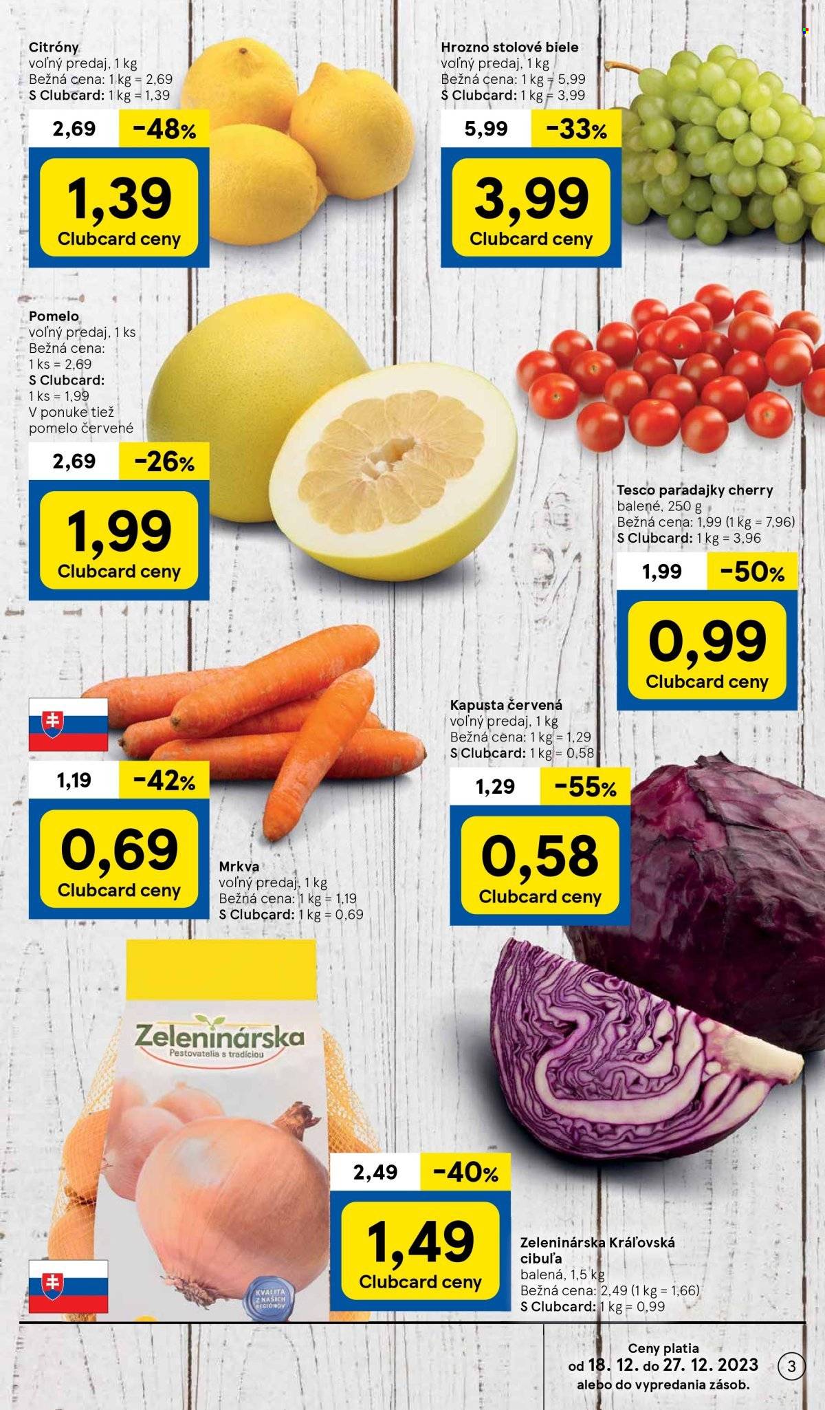 Leták TESCO supermarket - 18.12.2023 - 27.12.2023. Strana 3