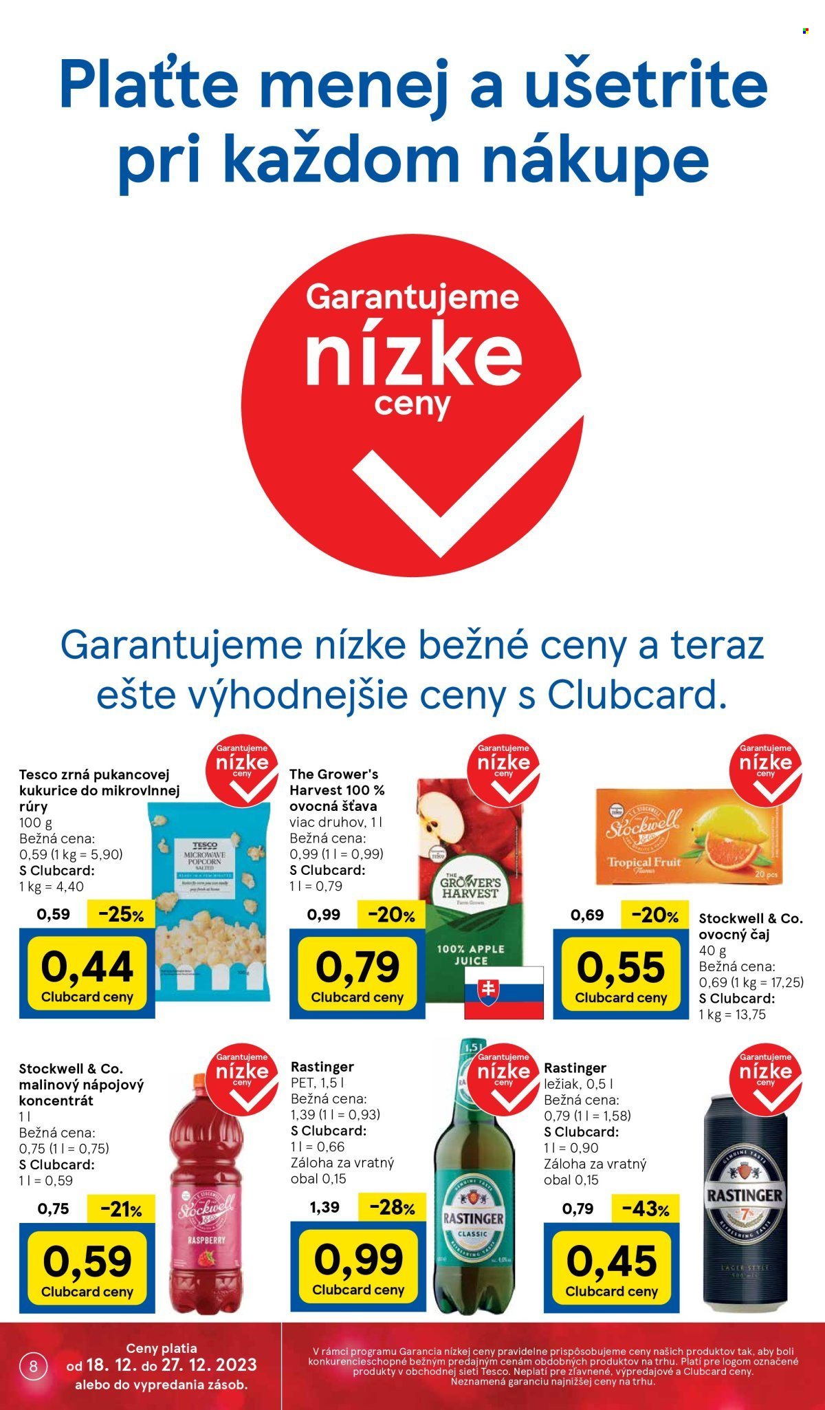 Leták TESCO supermarket - 18.12.2023 - 27.12.2023. Strana 8