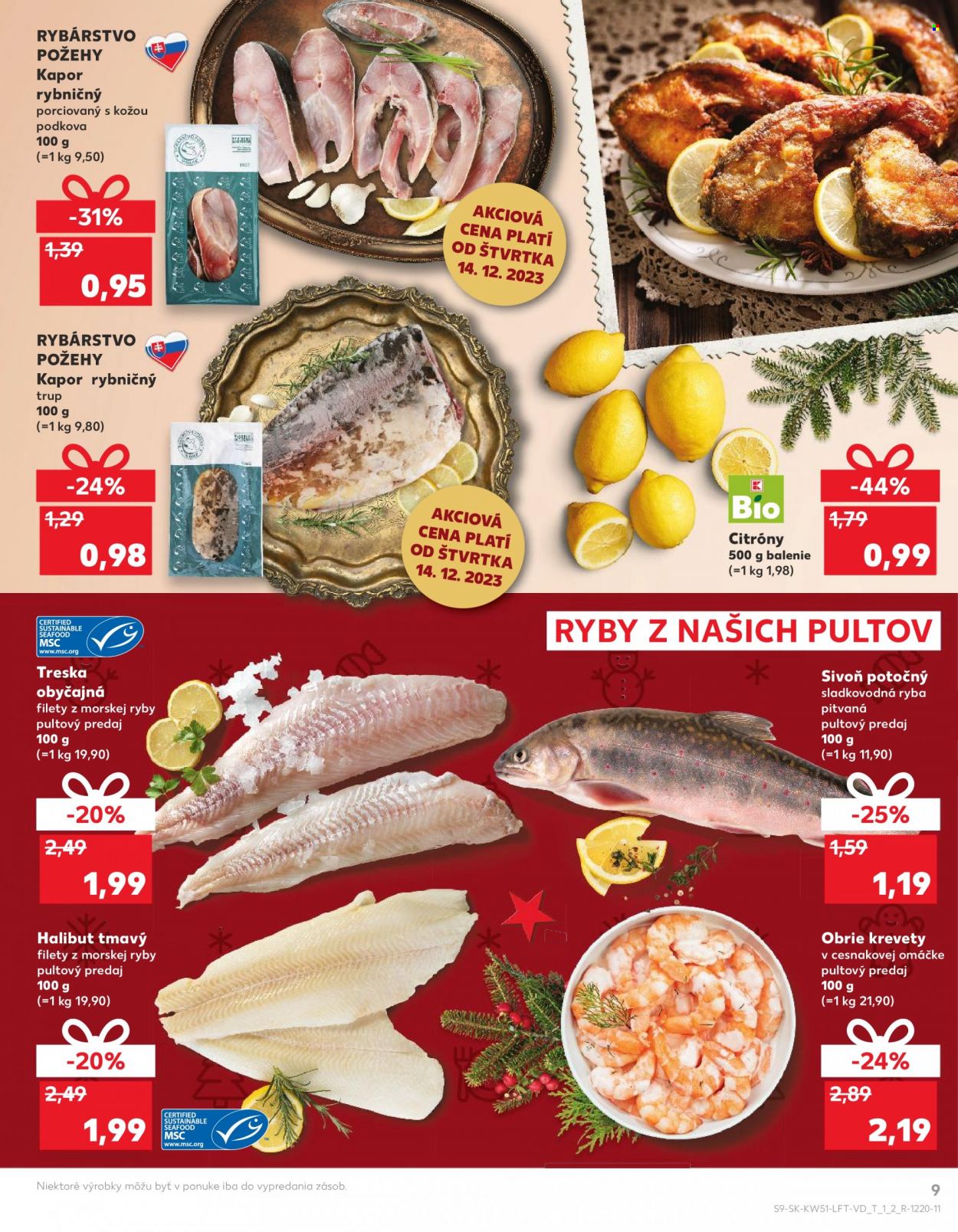 Leták Kaufland - 20.12.2023 - 24.12.2023. Strana 9