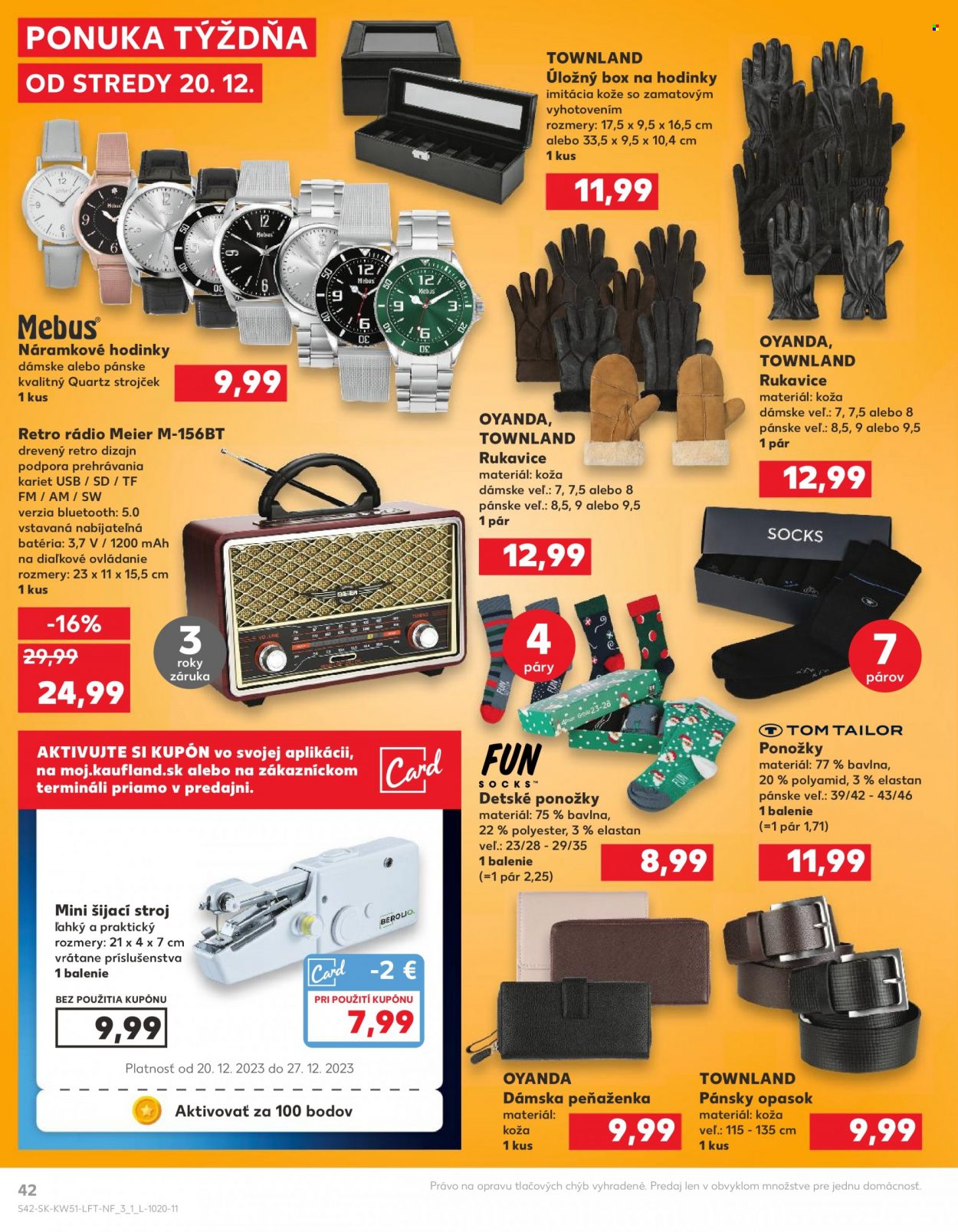 Leták Kaufland - 20.12.2023 - 24.12.2023. Strana 42