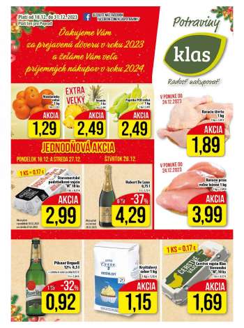 Leták Klas - 18.12.2023 - 31.12.2023.