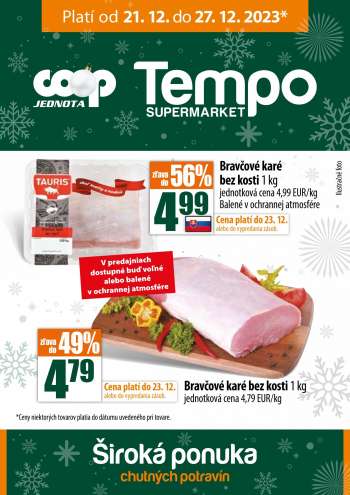 Leták COOP Jednota - 21.12.2023 - 27.12.2023.