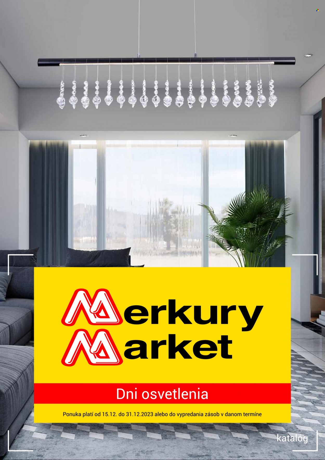 Leták Merkury Market - 15.12.2023 - 31.12.2023. Strana 1
