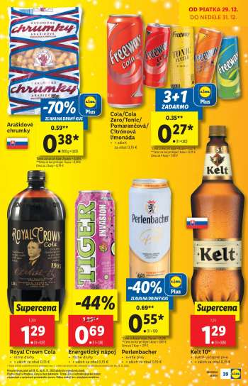 thumbnail - Cola / Cola Zero / Tonic / Pomarančová / Citrónová limonáda