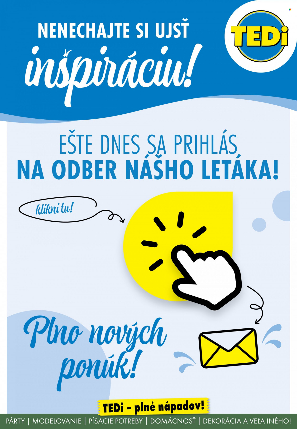 Leták TEDi. Strana 15