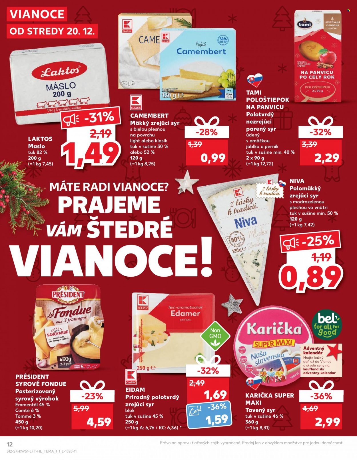 Leták Kaufland - 20.12.2023 - 24.12.2023. Strana 12