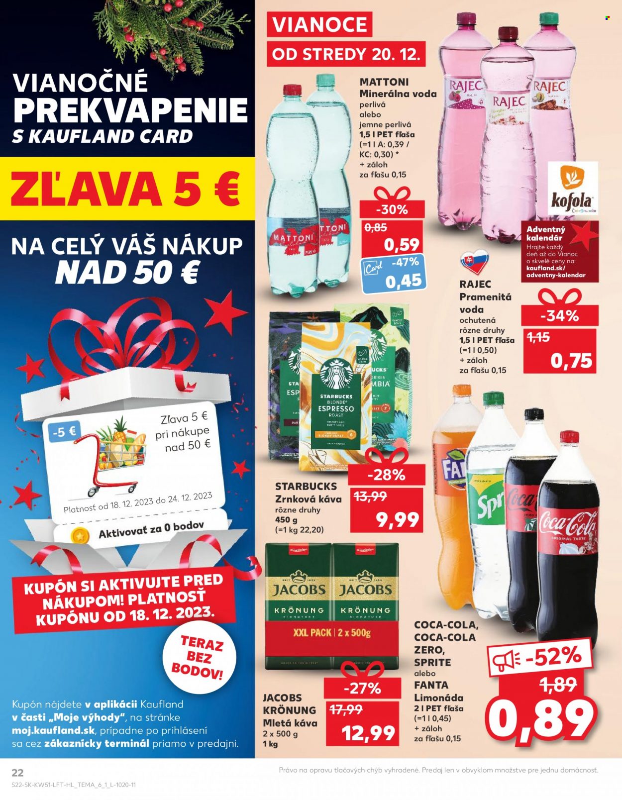 Leták Kaufland - 20.12.2023 - 24.12.2023. Strana 22