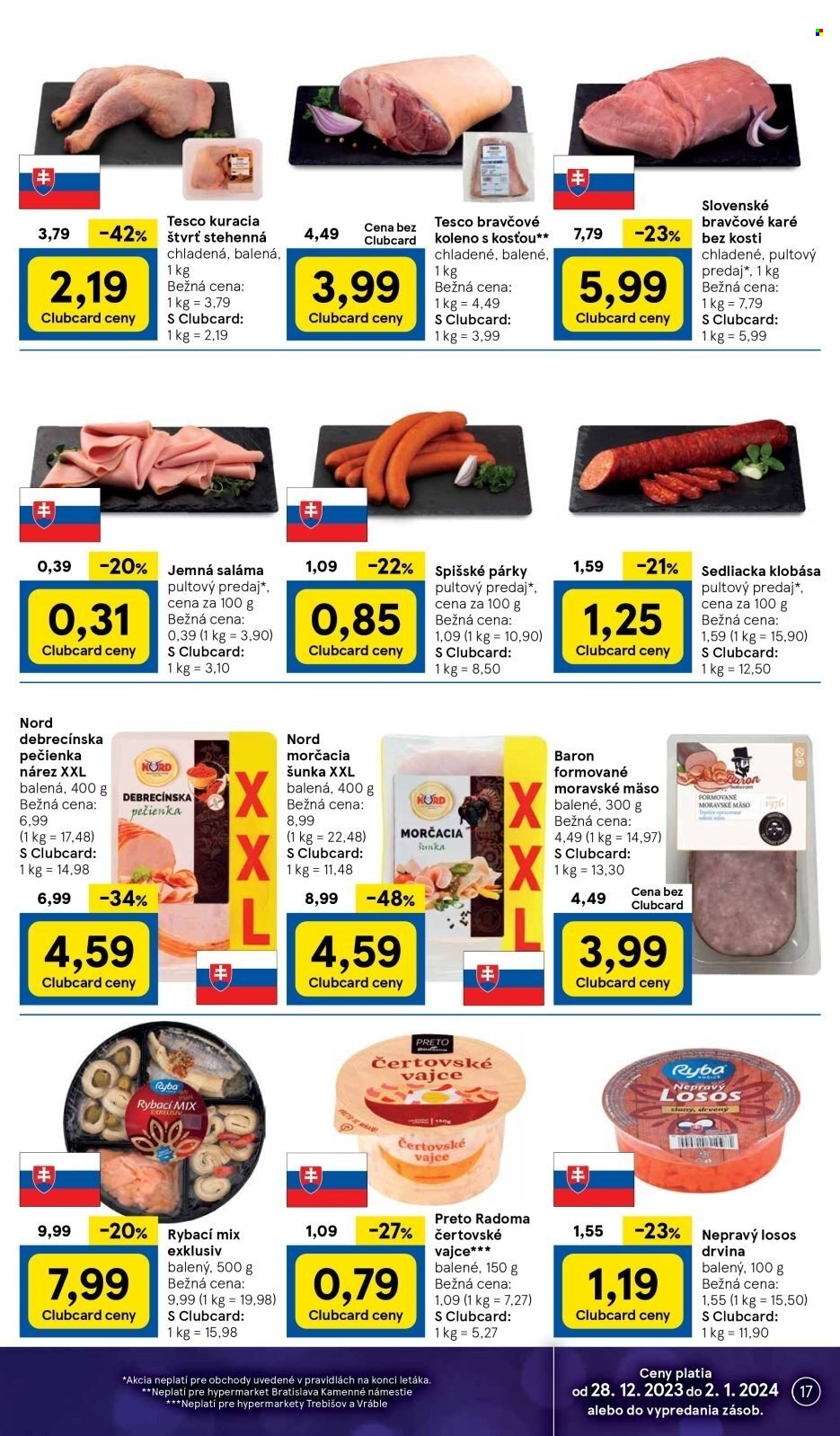 Leták TESCO - 28.12.2023 - 2.1.2024. Strana 17