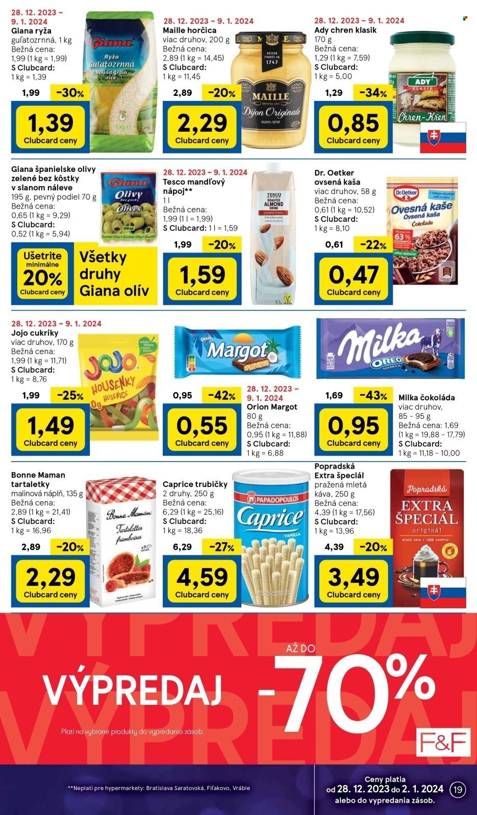 Leták TESCO - 28.12.2023 - 2.1.2024. Strana 19