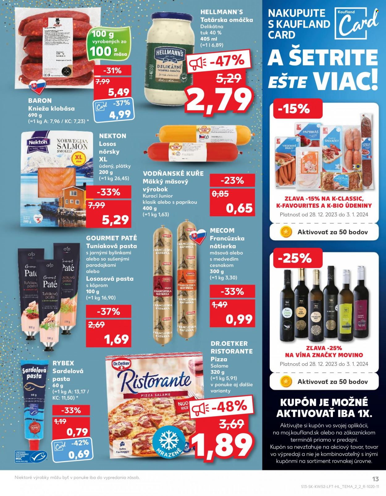 Leták Kaufland - 28.12.2023 - 3.1.2024. Strana 13