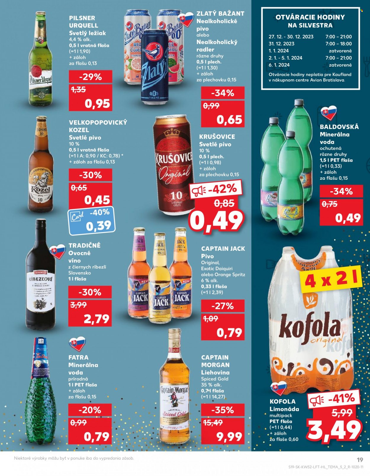 Leták Kaufland - 28.12.2023 - 3.1.2024. Strana 19