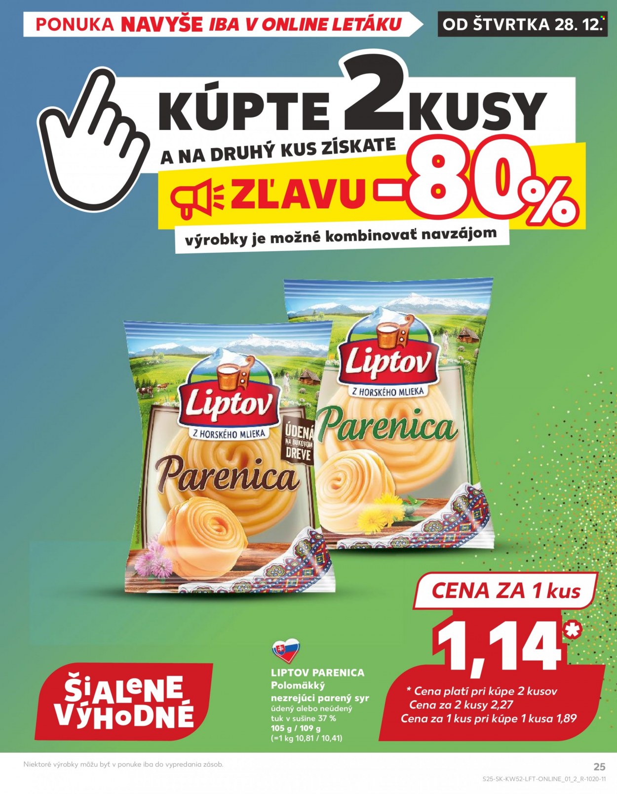 Leták Kaufland - 28.12.2023 - 3.1.2024. Strana 25