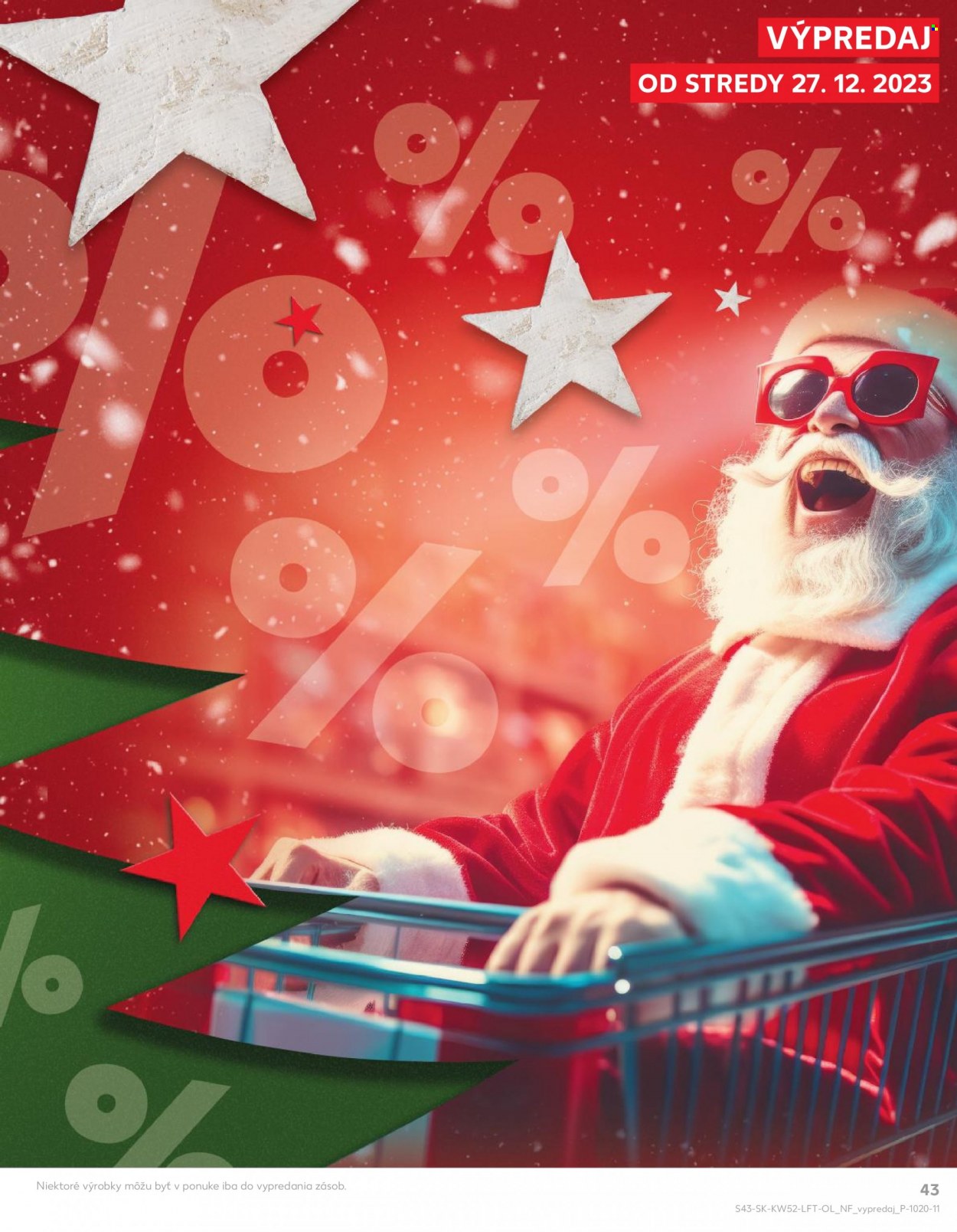 Leták Kaufland - 28.12.2023 - 3.1.2024. Strana 43