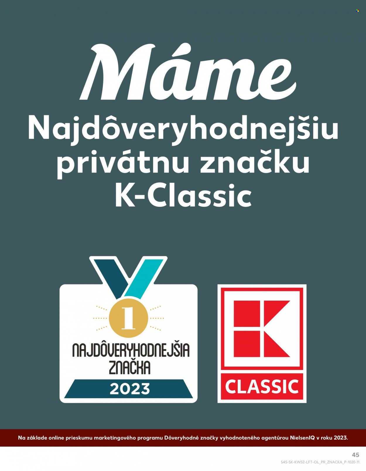 Leták Kaufland - 28.12.2023 - 3.1.2024. Strana 45