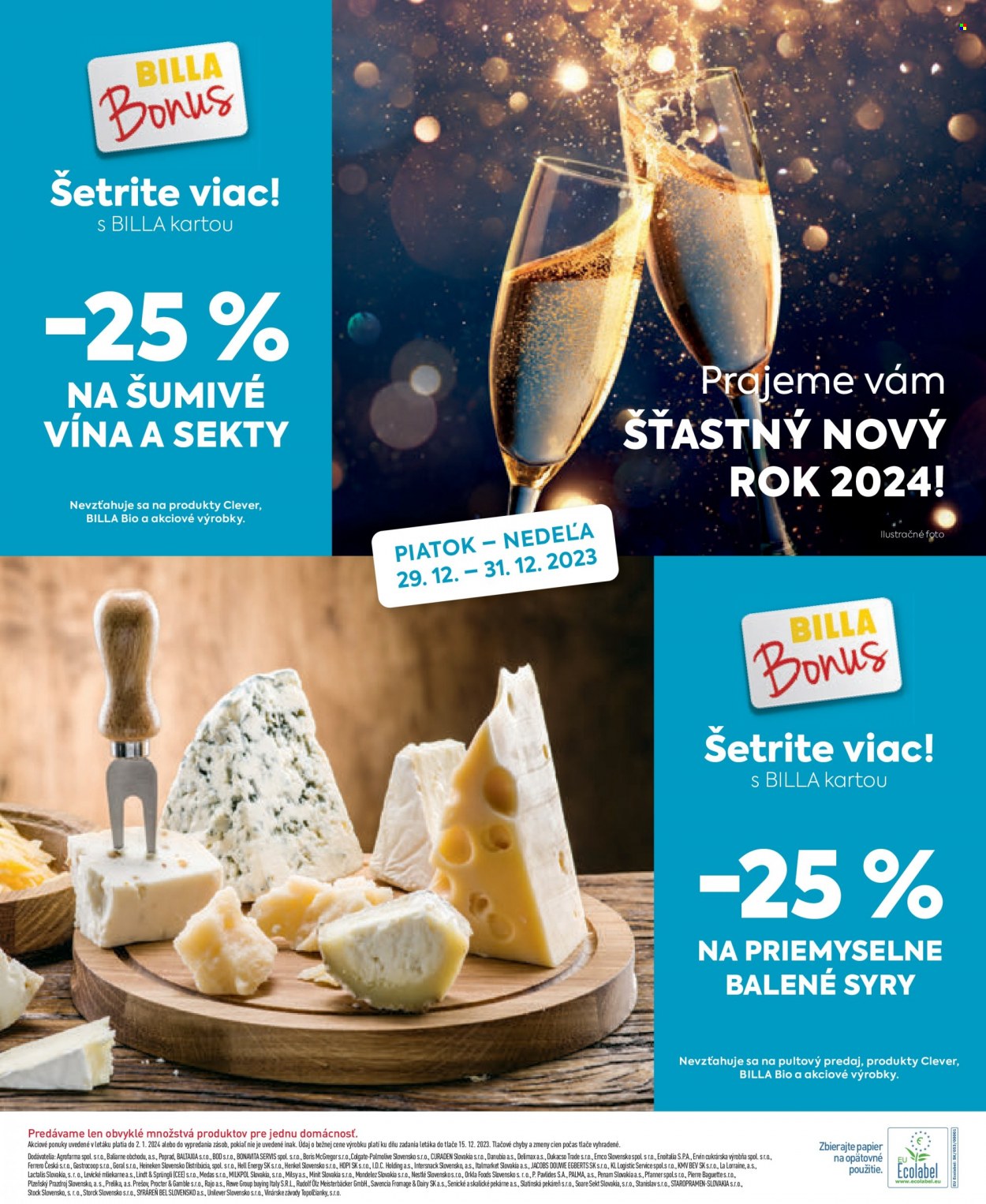 Leták Billa - 28.12.2023 - 2.1.2024. Strana 20