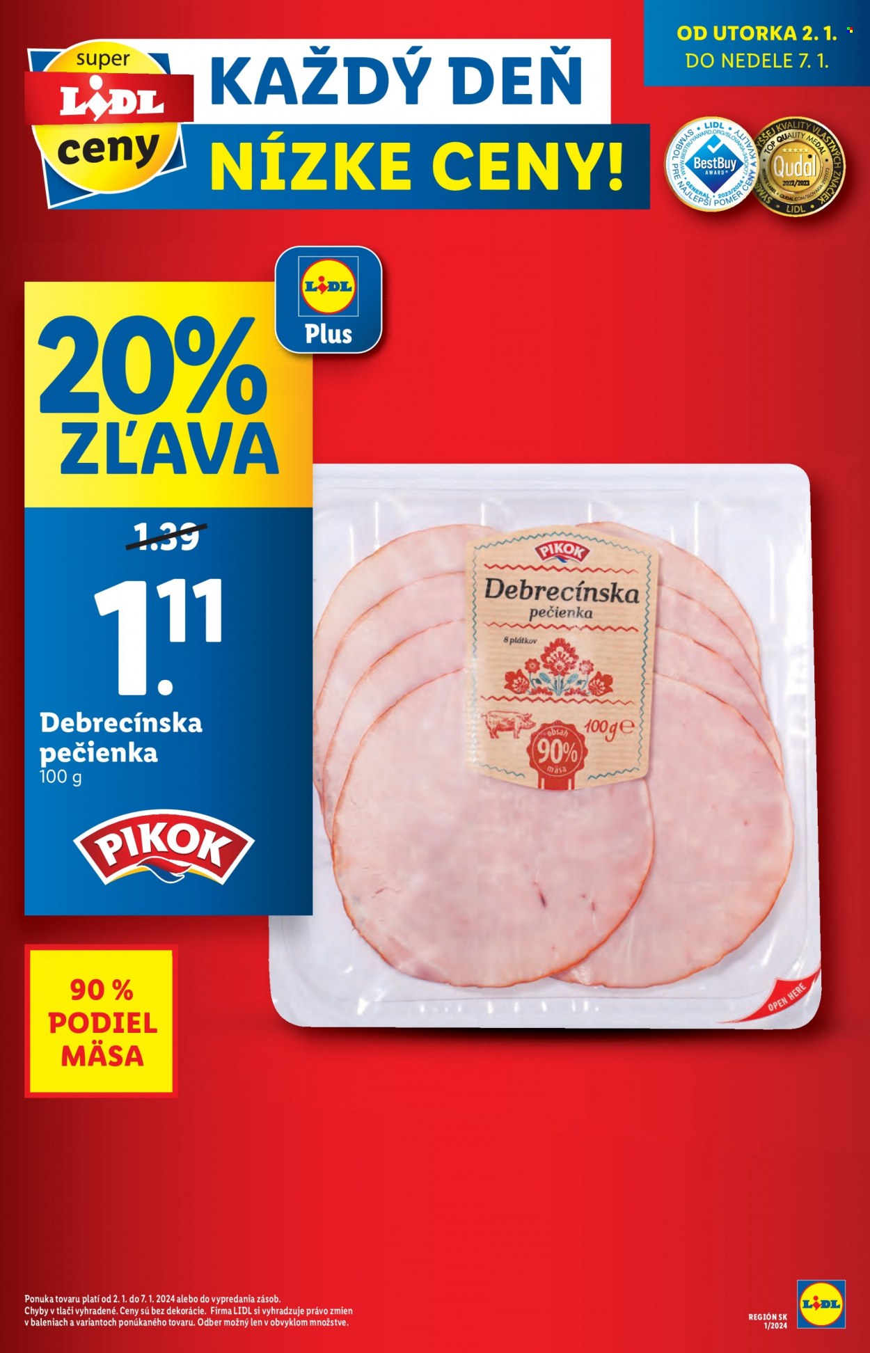Leták Lidl - 2.1.2024 - 7.1.2024. Strana 4