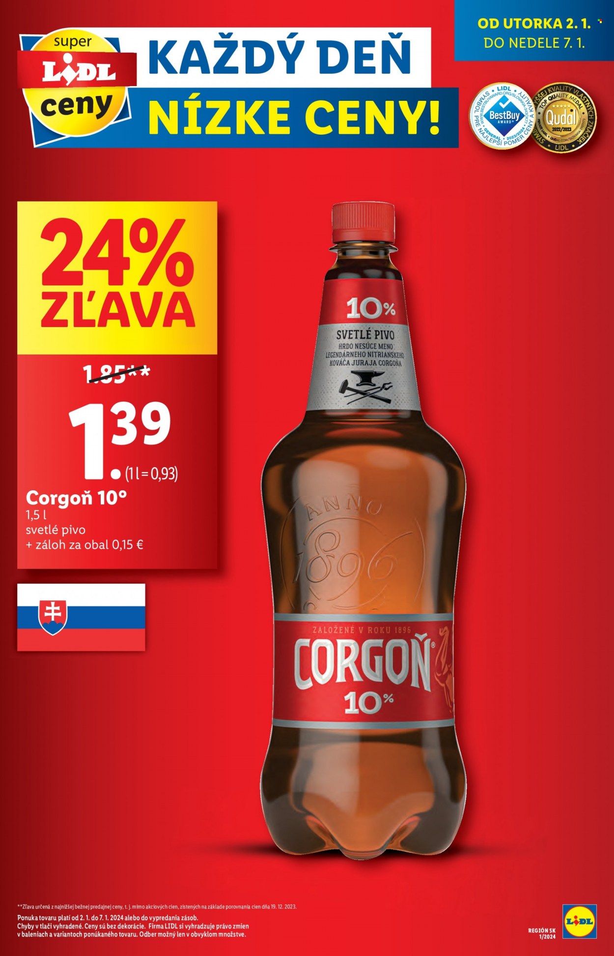 Leták Lidl - 2.1.2024 - 7.1.2024. Strana 5