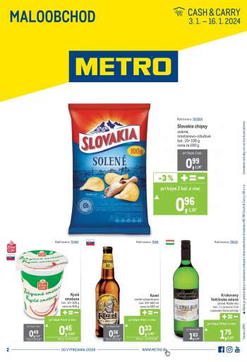 Leták Metro - 3.1.2024 - 16.1.2024.