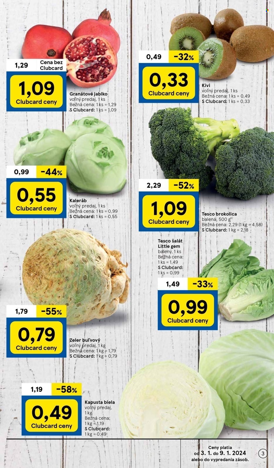 Leták TESCO - 3.1.2024 - 9.1.2024. Strana 3