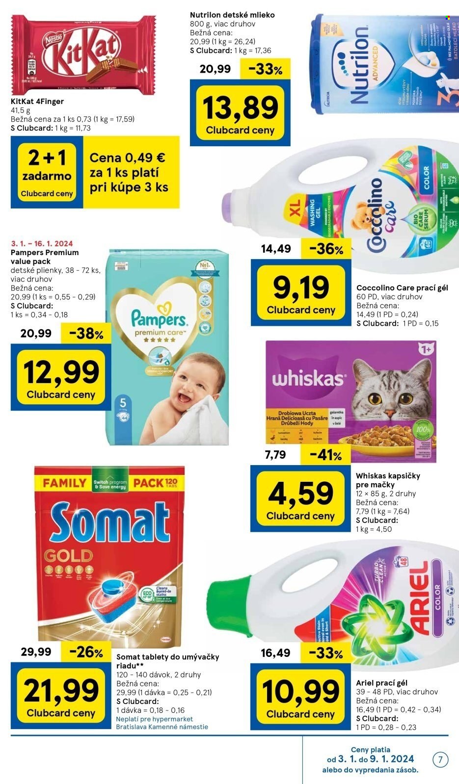 Leták TESCO - 3.1.2024 - 9.1.2024. Strana 7