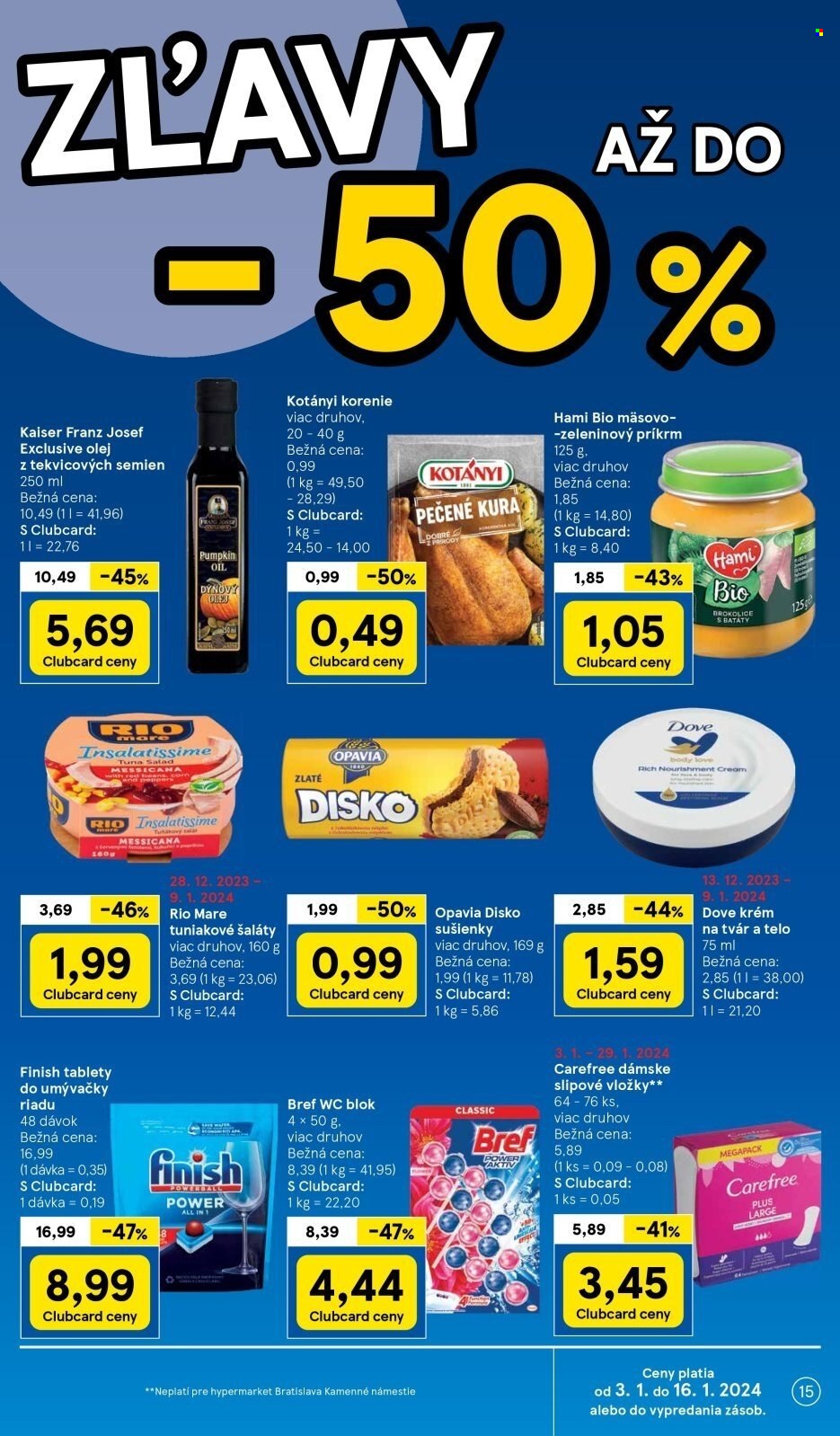 Leták TESCO - 3.1.2024 - 9.1.2024. Strana 15