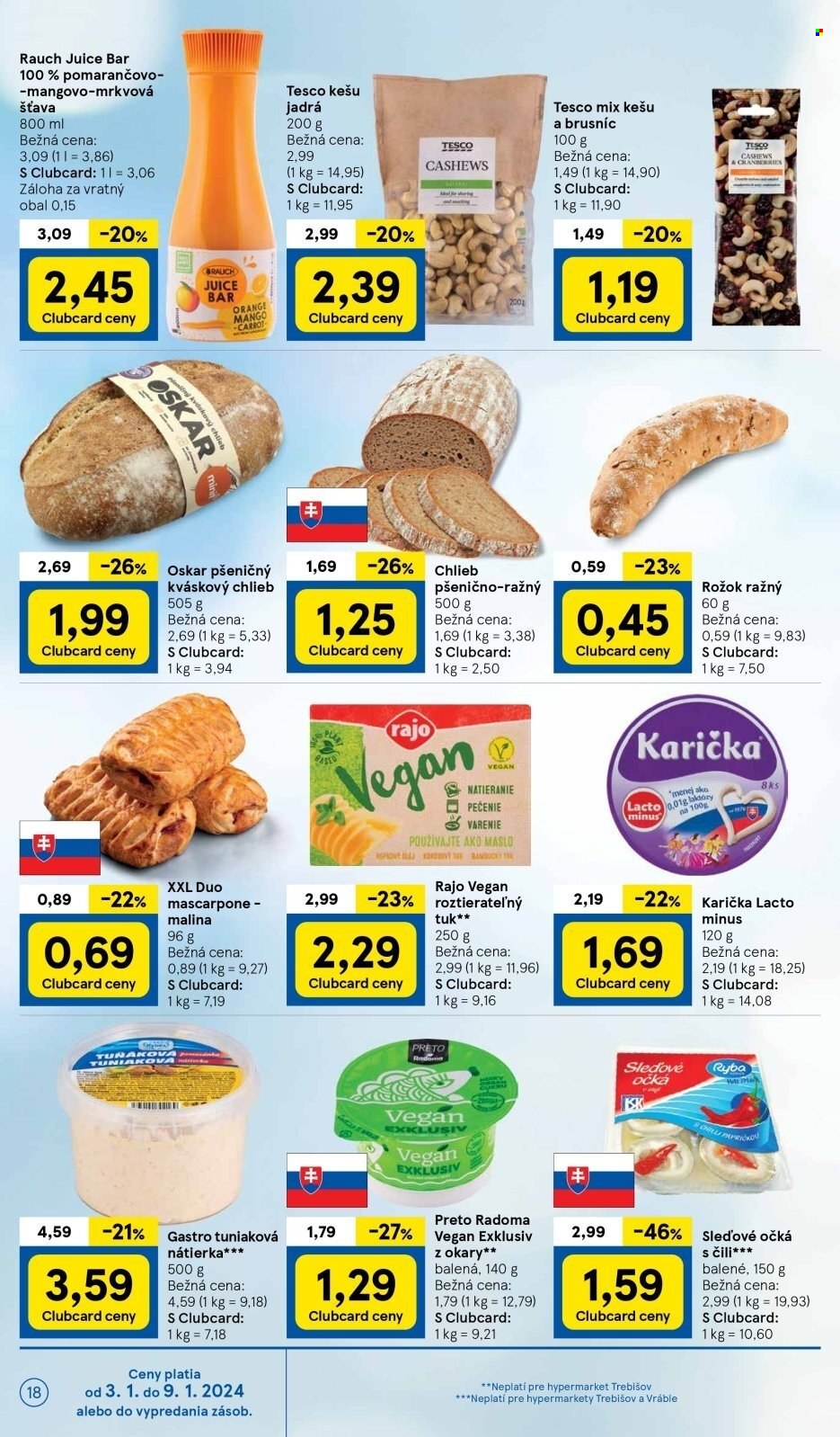 Leták TESCO - 3.1.2024 - 9.1.2024. Strana 18