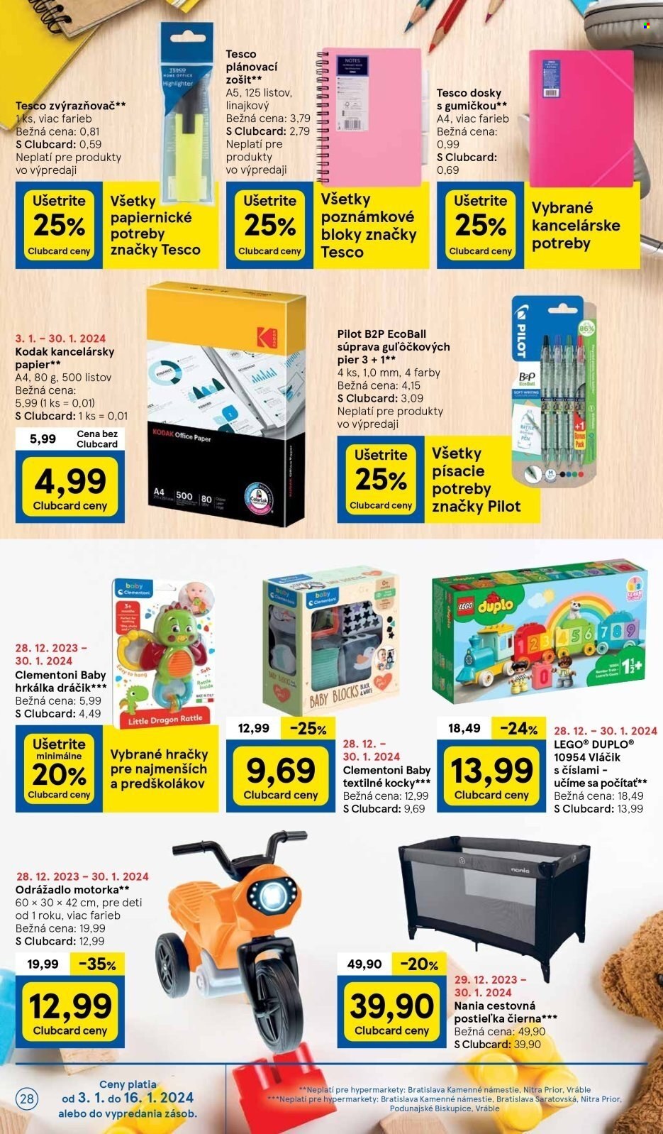 Leták TESCO - 3.1.2024 - 9.1.2024. Strana 28