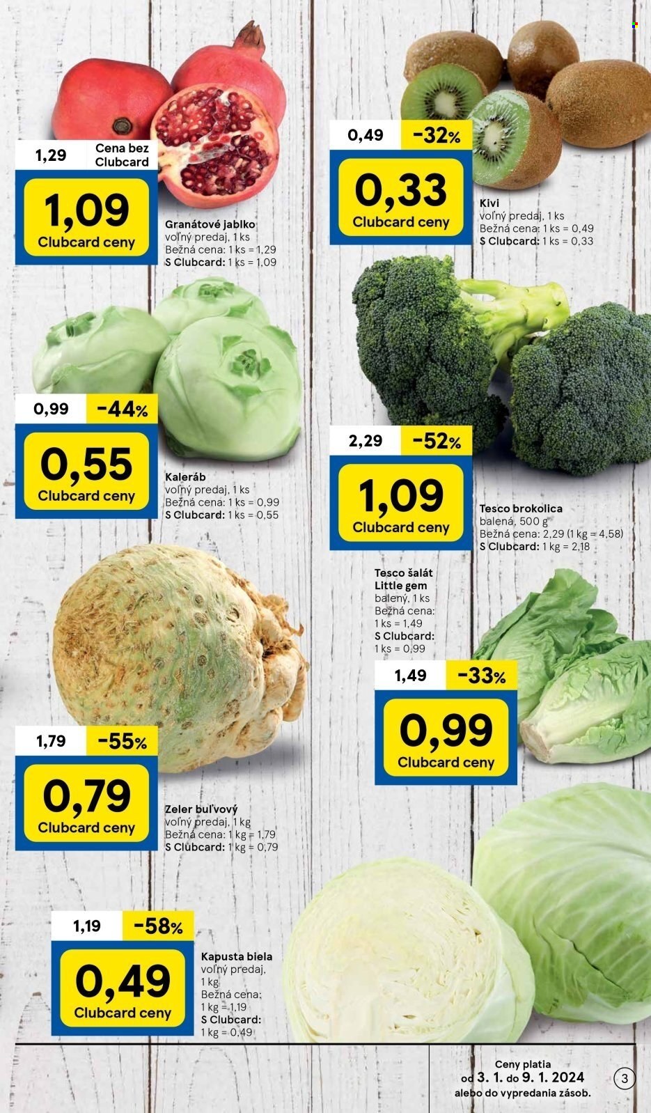 Leták TESCO supermarket - 3.1.2024 - 9.1.2024. Strana 3