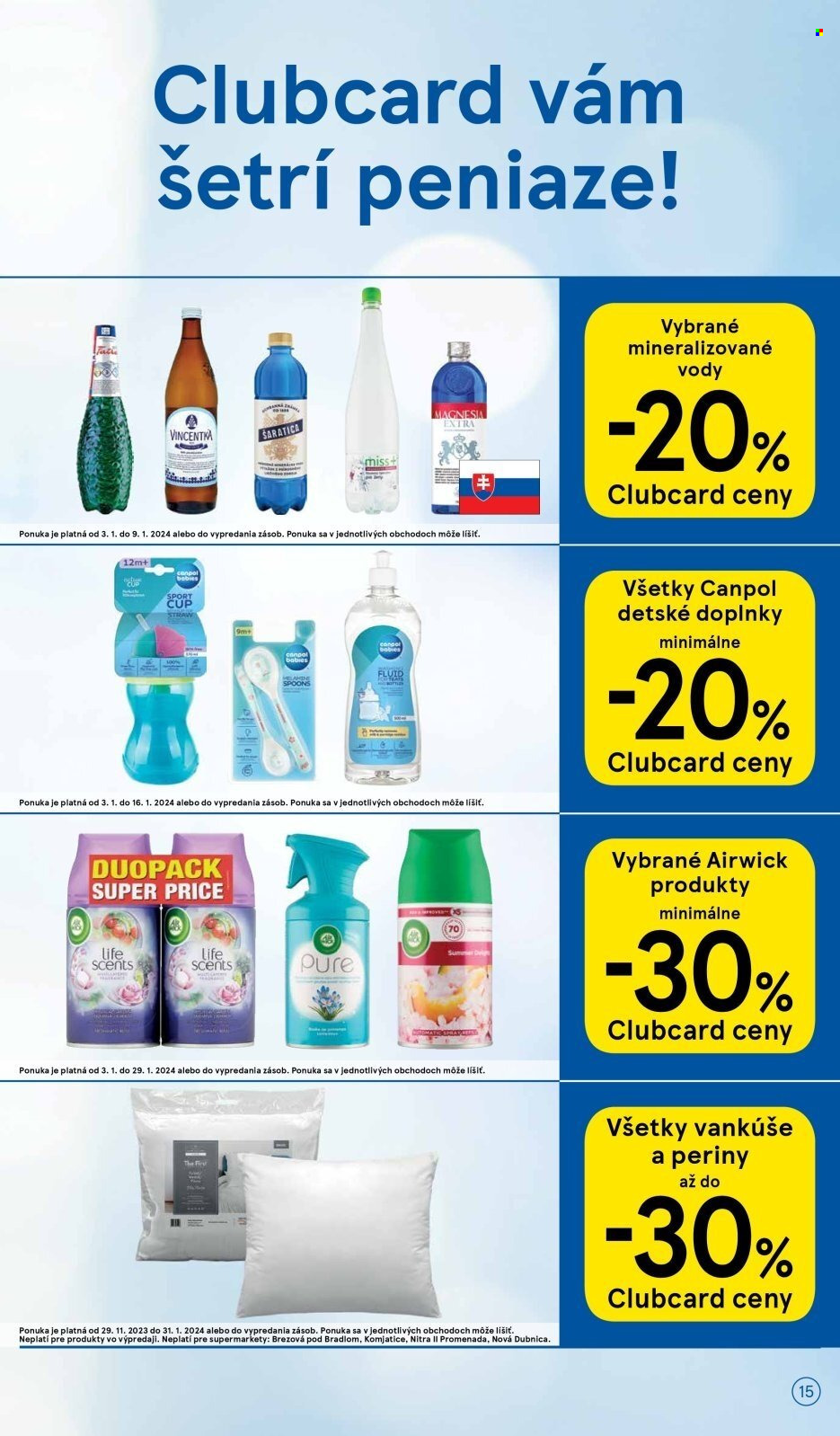 Leták TESCO supermarket - 3.1.2024 - 9.1.2024. Strana 15
