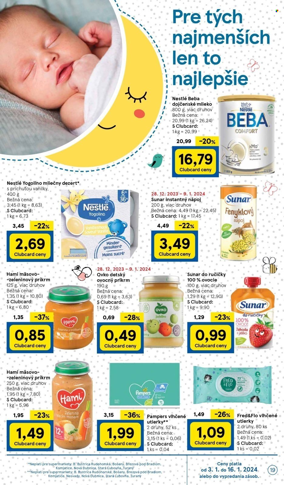 Leták TESCO supermarket - 3.1.2024 - 9.1.2024. Strana 19