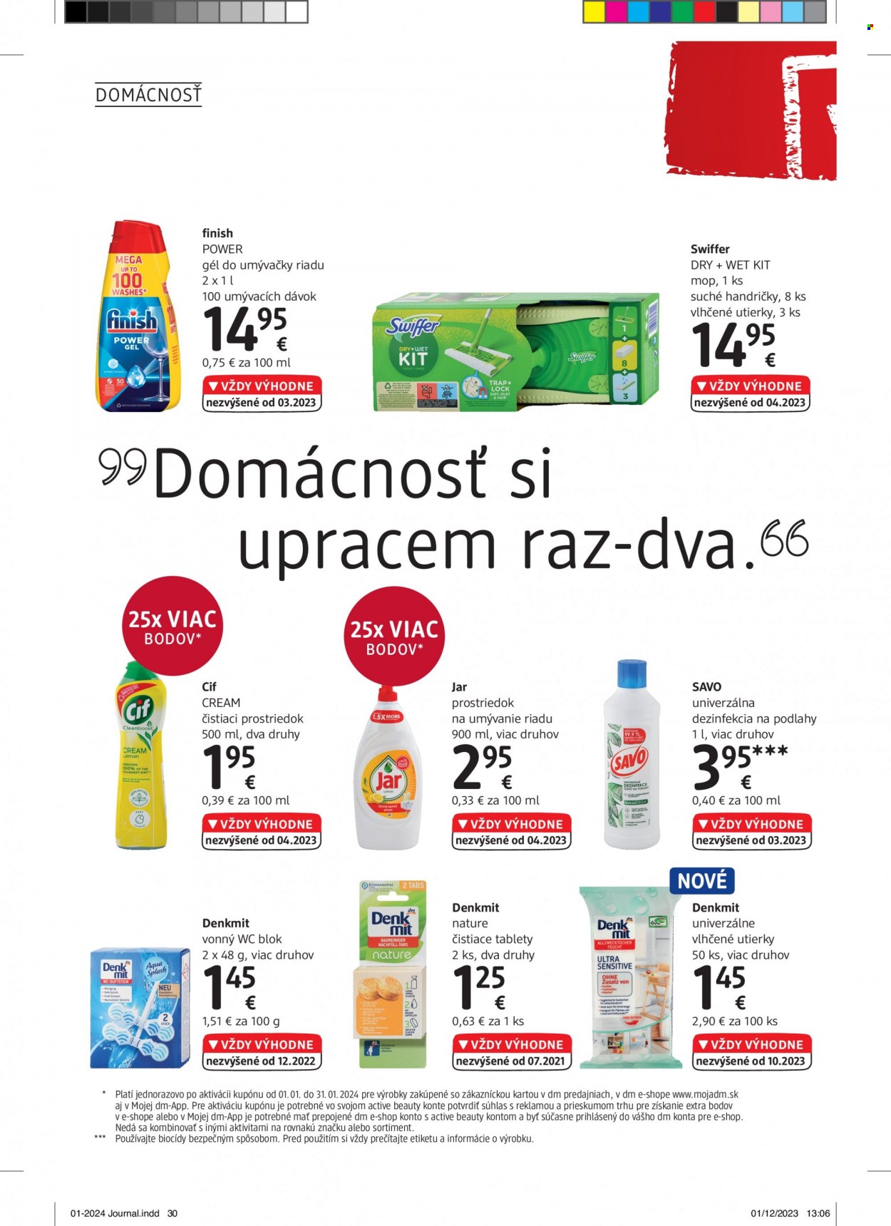 Leták dm drogerie - 1.1.2024 - 31.1.2024. Strana 30