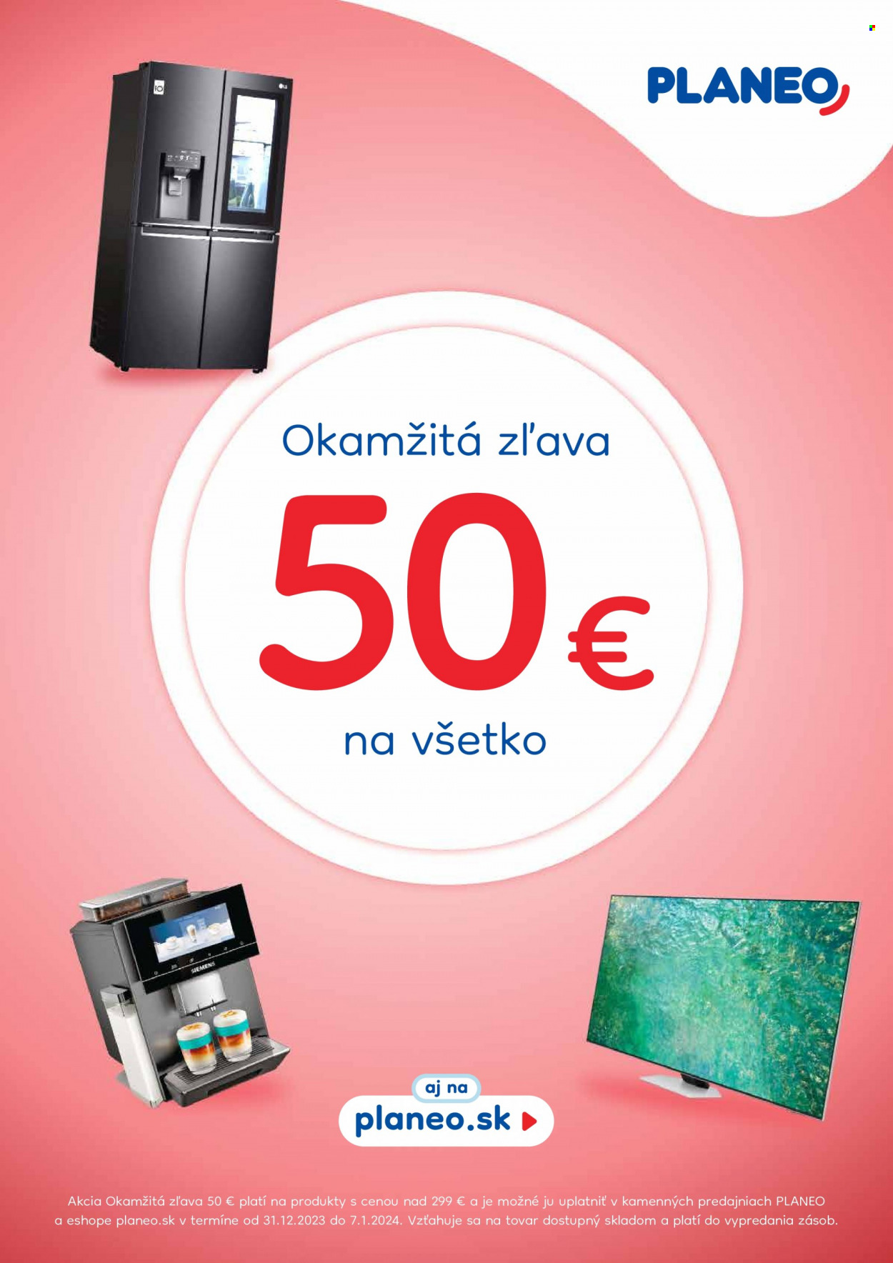 Leták PLANEO Elektro - 31.12.2023 - 7.1.2024. Strana 1