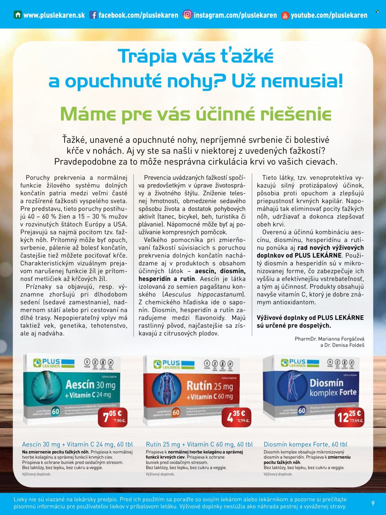 Leták Plus lekáreň - 1.1.2024 - 29.2.2024. Strana 9