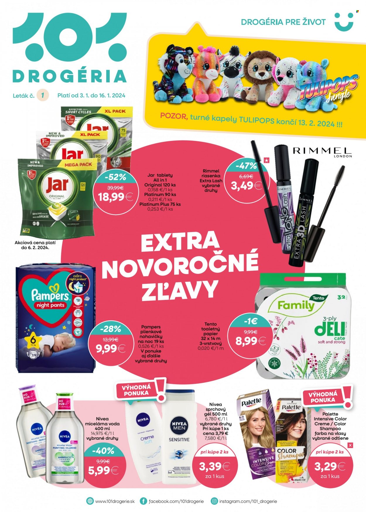 Leták 101 Drogerie - 3.1.2024 - 16.1.2024. Strana 1