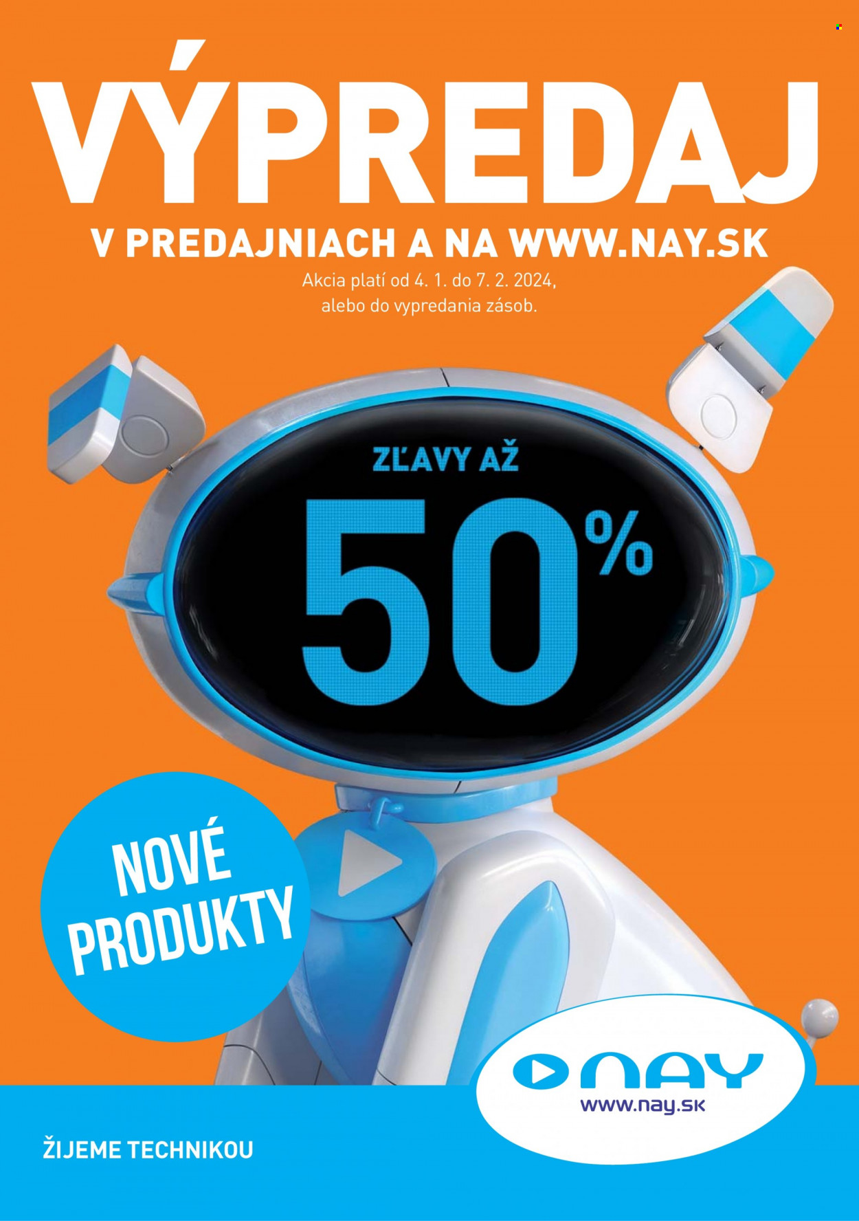 Leták NAY Elektrodom - 4.1.2024 - 7.2.2024. Strana 1