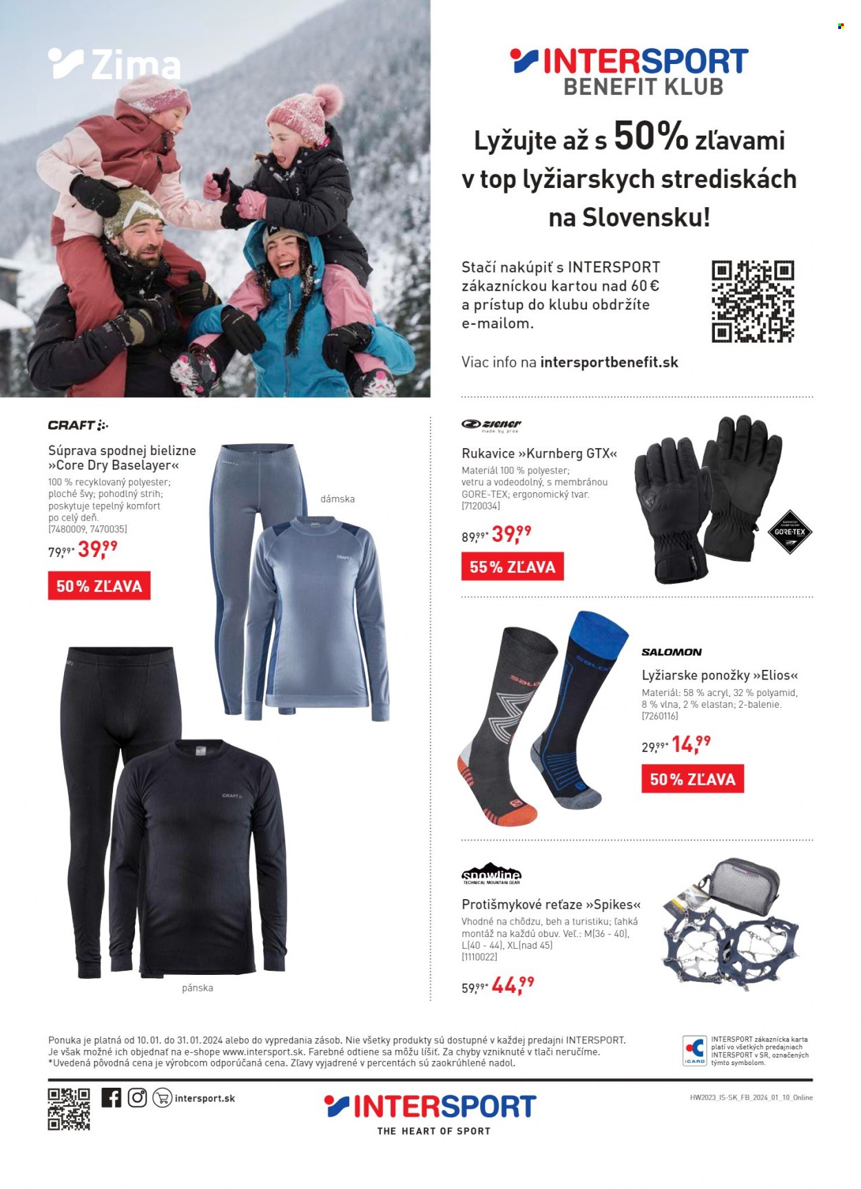 Leták Intersport - 10.1.2024 - 31.1.2024. Strana 8