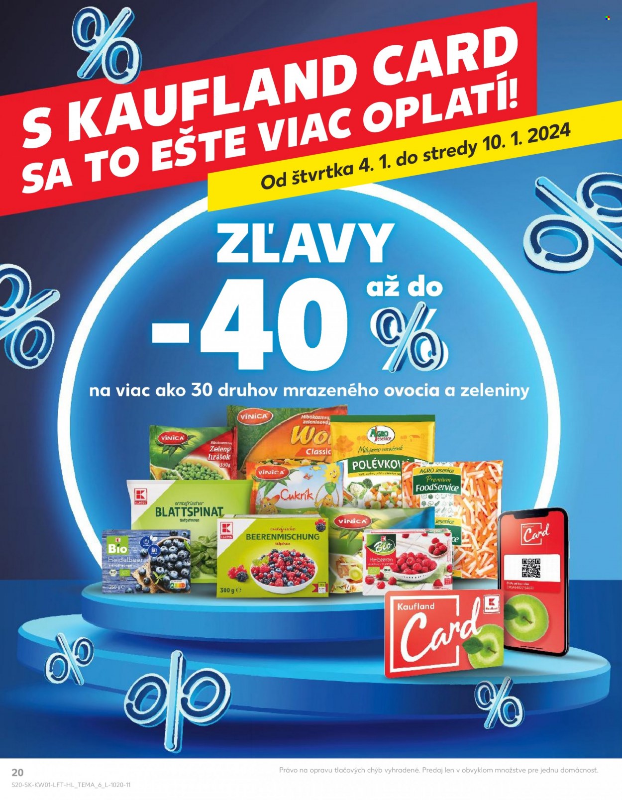 Leták Kaufland - 4.1.2024 - 10.1.2024. Strana 20